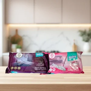 מטליות לחות לניקוי והברקת רצפות shiny